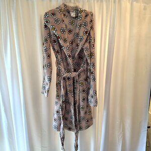 Vera Bradley Women's Happy Daisy Hooded Robe Size S/M